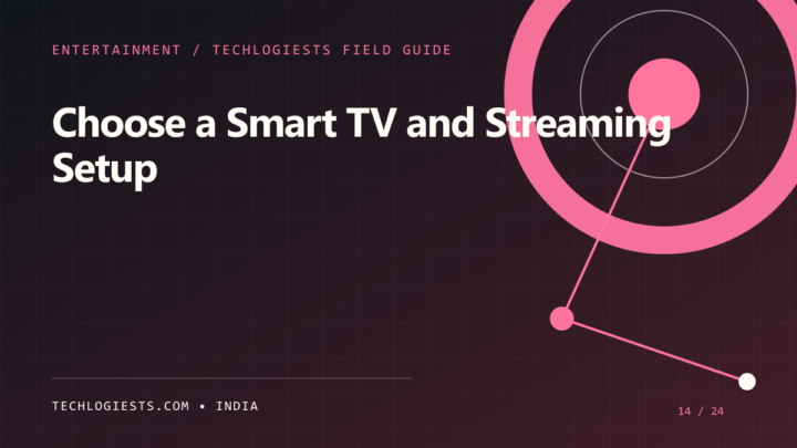 A Practical Guide to Choosing a Smart TV and Streaming Setup illustrated field guide by Techlogiests