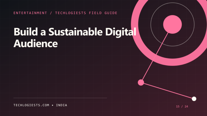 How Creators Can Build a Sustainable Digital Audience illustrated field guide by Techlogiests